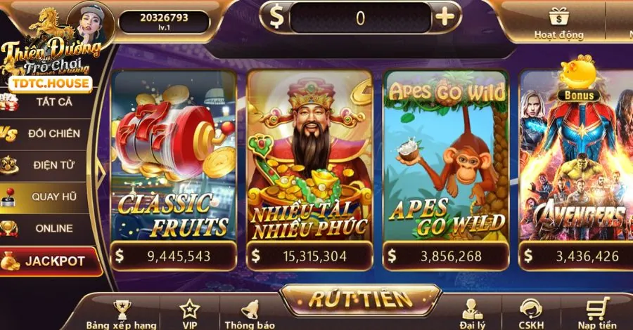 Máy đánh bạc và Jackpot